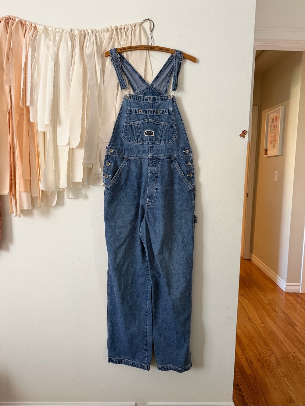 R.V.T. 100% Cotton Vintage Denim Overalls